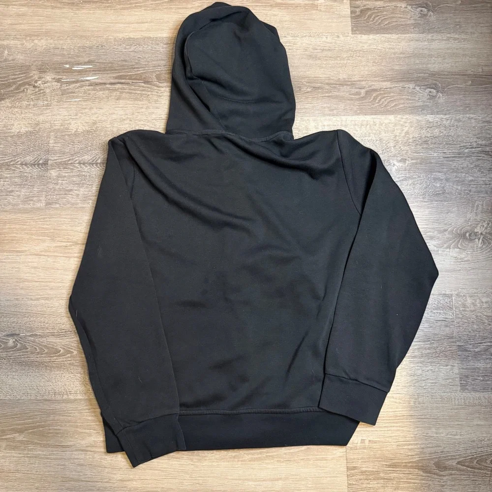Polo Ralph‎ Lauren Mens Full Zip Hoodie Black White Pony Logo Medium RN41381